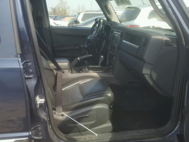 1J4RG4GK4AC128057 - 2010 JEEP COMMANDER ლურჯი ფოტო 5