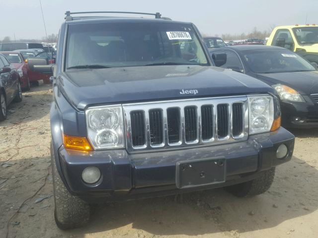 1J4RG4GK4AC128057 - 2010 JEEP COMMANDER ლურჯი ფოტო 9