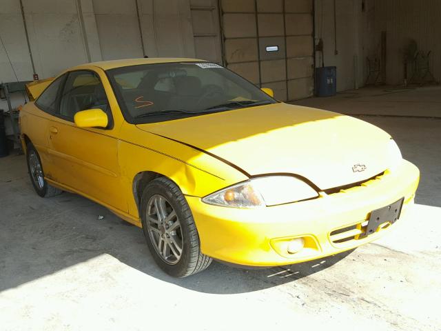 1G1JH12F327446683 - 2002 CHEVROLET CAVALIER L YELLOW photo 1