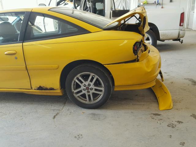 1G1JH12F327446683 - 2002 CHEVROLET CAVALIER L YELLOW photo 9