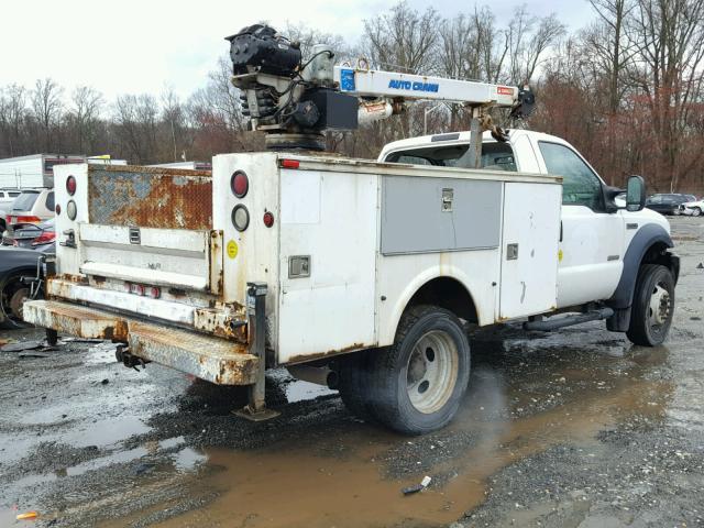 1FDXF46P77EA42165 - 2007 FORD F450 SUPER WHITE photo 4