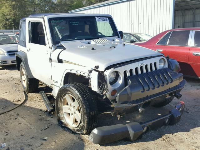 1J4AA2D15AL135467 - 2010 JEEP WRANGLER S SILVER photo 1