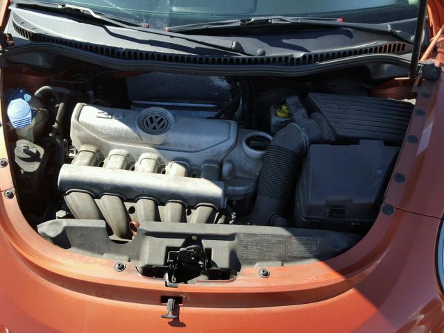 3VWPW3AG3AM016604 - 2010 VOLKSWAGEN NEW BEETLE ნარინჯისფერი ფოტო 7