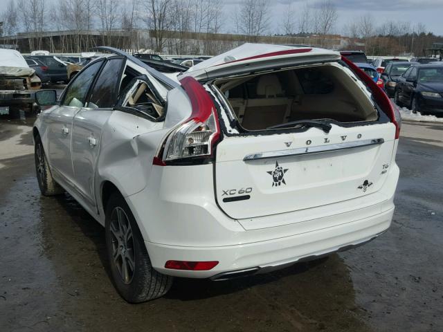 YV4902DZXE2551220 - 2014 VOLVO XC60 T6 WHITE photo 3