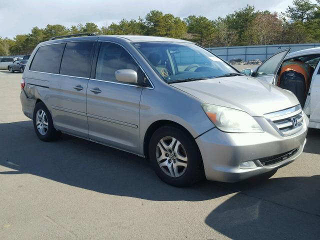 5FNRL38425B049149 - 2005 HONDA ODYSSEY EX SILVER photo 1