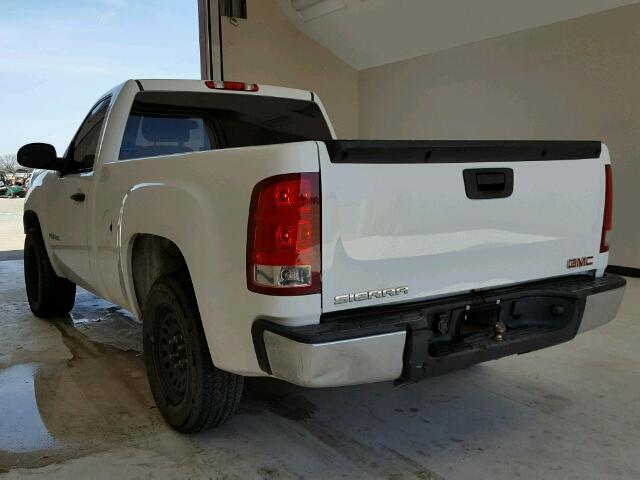 1GTEC14XX9Z233127 - 2009 GMC SIERRA C15 WHITE photo 3