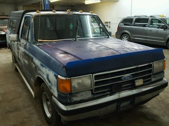 1FTDF15Y2LPA84435 - 1990 FORD F150 BLACK photo 1