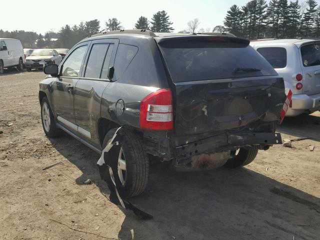 1J8FT57W98D704588 - 2008 JEEP COMPASS LI BLACK photo 3