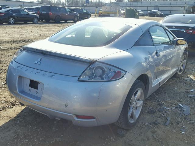 4A3AK24F38E037726 - 2008 MITSUBISHI ECLIPSE GS SILVER photo 4