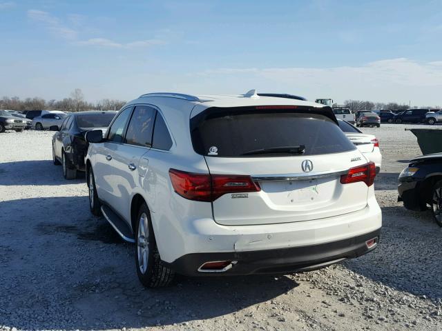 5FRYD3H91GB018576 - 2016 ACURA MDX ADVANC 白色 照片 3