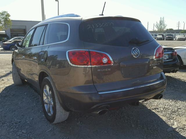 5GAER23778J223952 - 2008 BUICK ENCLAVE CX BROWN photo 3