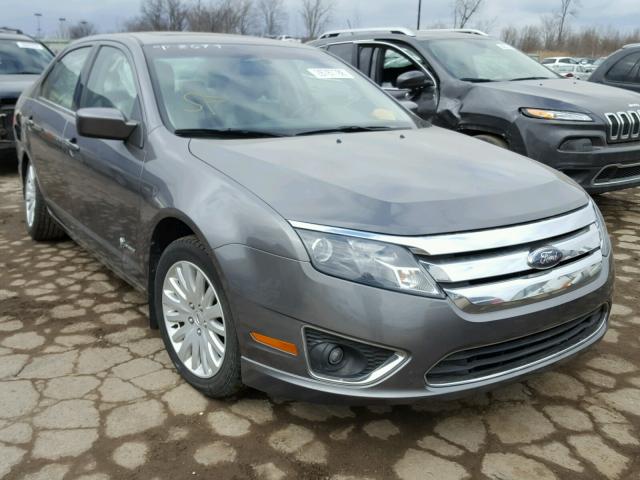 3FADP0L34AR134536 - 2010 FORD FUSION HYB GRAY photo 1