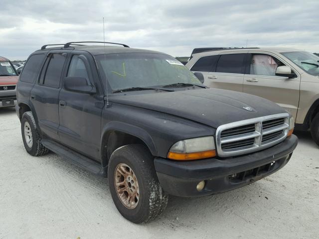 1D4HS58N43F535637 - 2003 DODGE DURANGO SL BLACK photo 1