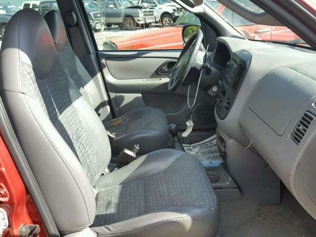 1FMYU02B71KE84918 - 2001 FORD ESCAPE XLS RED photo 5