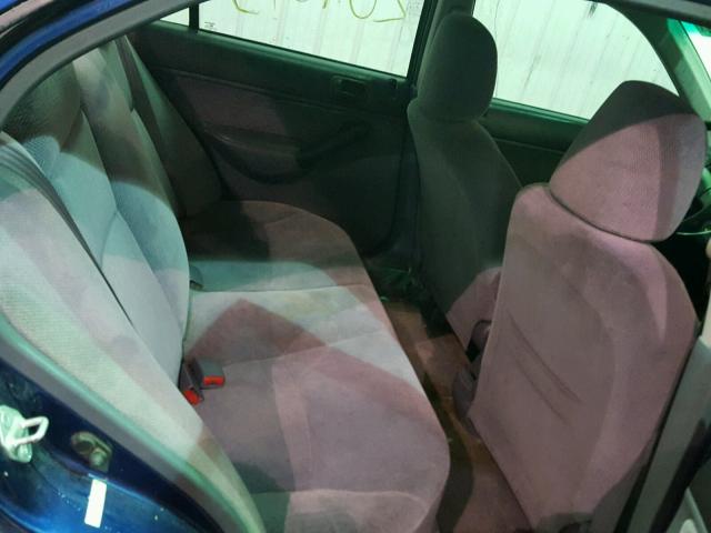 1HGES25721L045167 - 2001 HONDA CIVIC EX 蓝色 照片 6