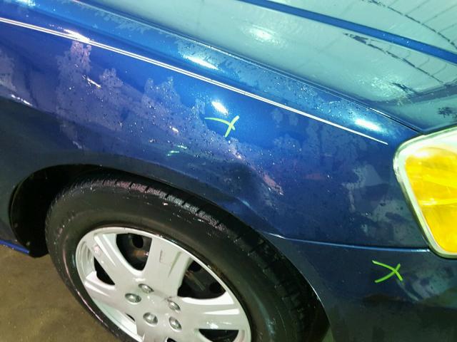 1HGES25721L045167 - 2001 HONDA CIVIC EX 蓝色 照片 9