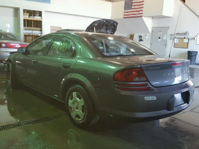 1B3EL36XX4N136939 - 2004 DODGE STRATUS SE GREEN photo 3