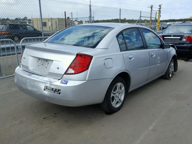 1G8AJ52F74Z216553 - 2004 SATURN ION LEVEL SILVER photo 4