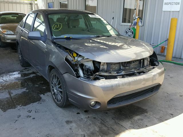 1FAHP3GN6BW153747 - 2011 FORD FOCUS SES GRAY photo 1