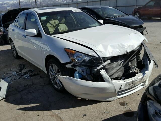 1HGCP3F86CA039876 - 2012 HONDA ACCORD EXL WHITE photo 1