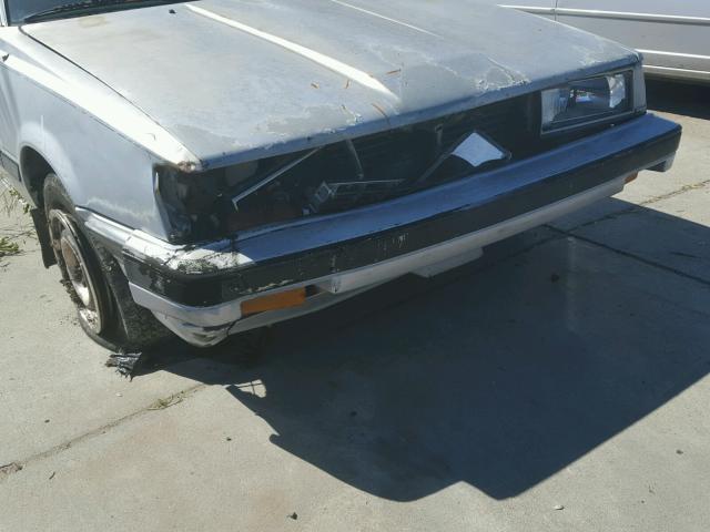 JT2SV16E2F0331120 - 1985 TOYOTA CAMRY LE BLUE photo 9