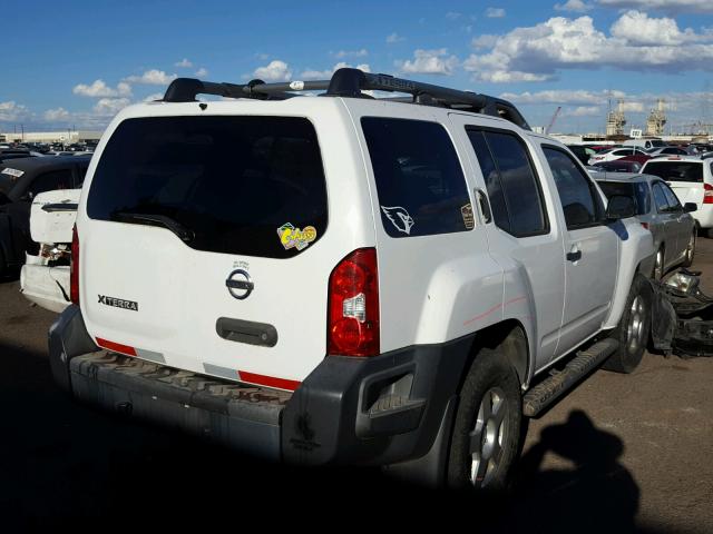 5N1AN08W78C507899 - 2008 NISSAN XTERRA OFF WHITE photo 4