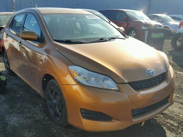 2T1KU40E69C040926 - 2009 TOYOTA COROLLA MA ORANGE photo 1