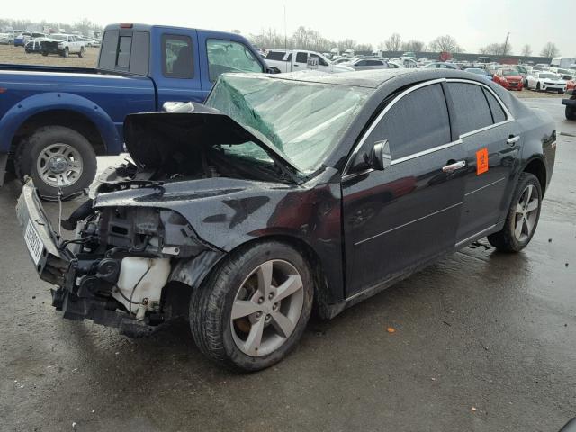 1G1ZC5E03CF169668 - 2012 CHEVROLET MALIBU 1LT BLACK photo 2