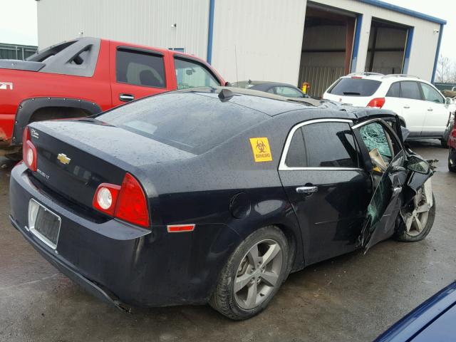 1G1ZC5E03CF169668 - 2012 CHEVROLET MALIBU 1LT BLACK photo 4