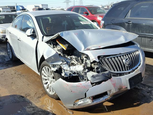 2G4GS5EK6C9134310 - 2012 BUICK REGAL PREM SILVER photo 1