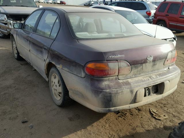 1G1ND52MXXY165002 - 1999 CHEVROLET MALIBU PURPLE photo 3