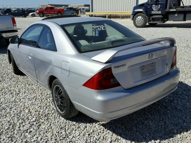 1HGEM22022L090936 - 2002 HONDA CIVIC EX ვერცხლისფერი ფოტო 3