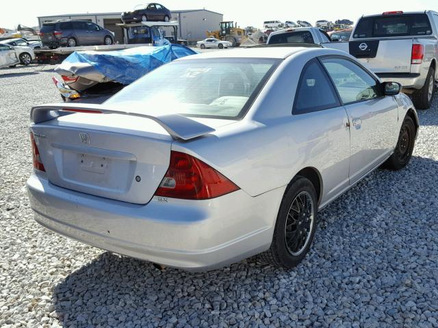 1HGEM22022L090936 - 2002 HONDA CIVIC EX ვერცხლისფერი ფოტო 4