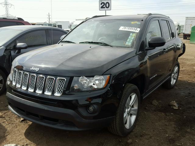 1C4NJDEB5ED520456 - 2014 JEEP COMPASS LA BLACK photo 2