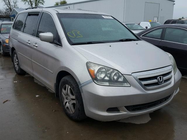 5FNRL38677B414879 - 2007 HONDA ODYSSEY EX SILVER photo 1