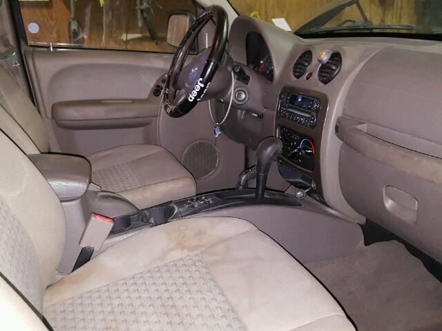 1J4GL38K55W647733 - 2005 JEEP LIBERTY RE TEAL photo 5