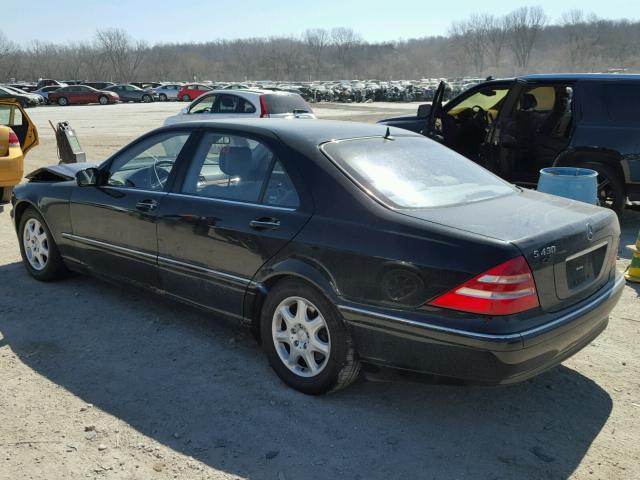 WDBNG70J91A201621 - 2001 MERCEDES-BENZ S 430 GRAY photo 3