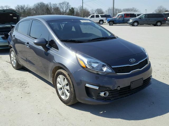 KNADN4A30G6634352 - 2016 KIA RIO EX BLACK photo 1