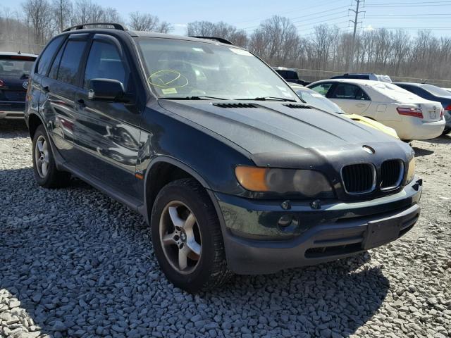 WBAFA53571LM88825 - 2001 BMW X5 3.0I GREEN photo 1