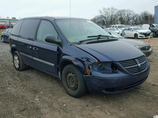 1D4GP45R96B718588 - 2006 DODGE CARAVAN SX BLACK photo 1