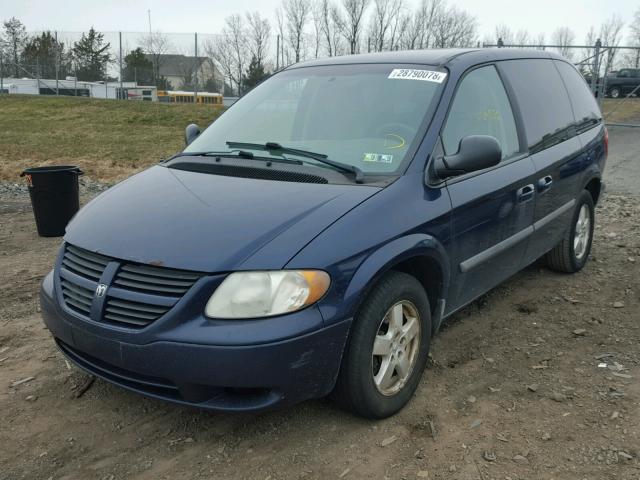 1D4GP45R96B718588 - 2006 DODGE CARAVAN SX BLACK photo 2