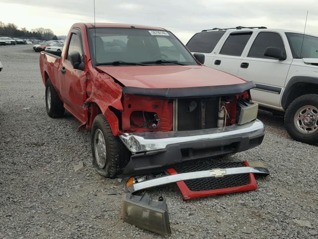 1GCCS148748193719 - 2004 CHEVROLET COLORADO RED photo 1