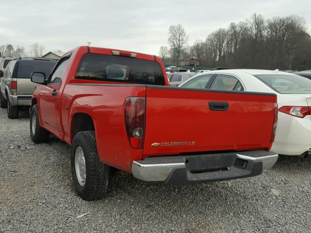 1GCCS148748193719 - 2004 CHEVROLET COLORADO RED photo 3