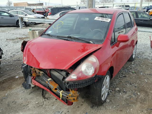 JHMGD37408S041000 - 2008 HONDA FIT RED photo 2