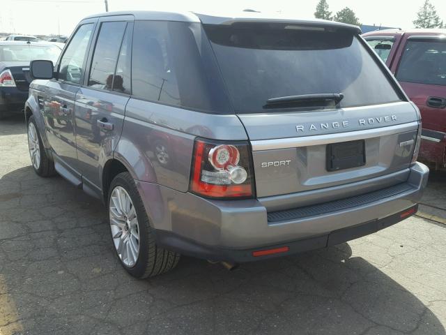 SALSK2D49DA763199 - 2013 LAND ROVER RANGE ROVE GRAY photo 3