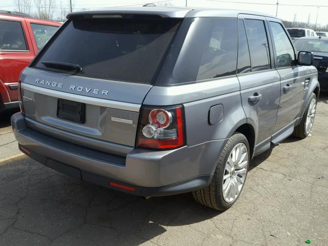 SALSK2D49DA763199 - 2013 LAND ROVER RANGE ROVE GRAY photo 4