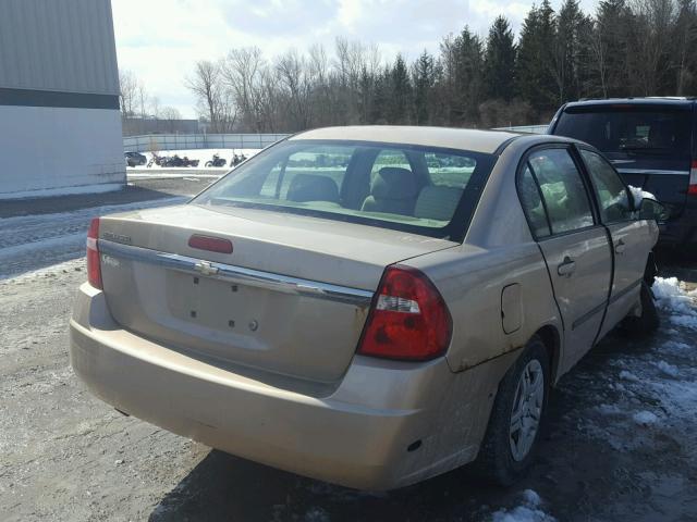 1G1ZS52F75F322325 - 2005 CHEVROLET MALIBU GOLD photo 4