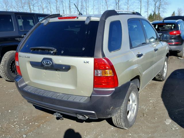 KNDJE724267285363 - 2006 KIA NEW SPORTA TAN photo 4