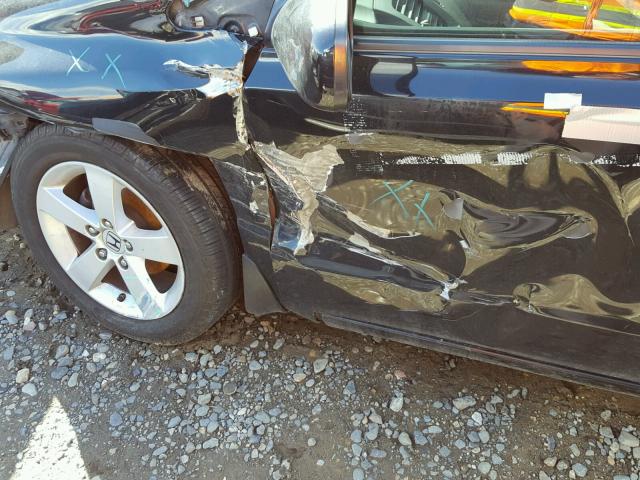 2HGFG12818H533983 - 2008 HONDA CIVIC EX შავი ფოტო 9