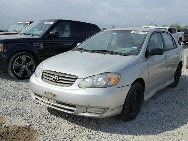 1NXBR32E24Z217097 - 2004 TOYOTA COROLLA CE SILVER photo 2